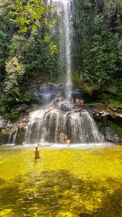 Cachoeira do Rosário e seus 42m de queda