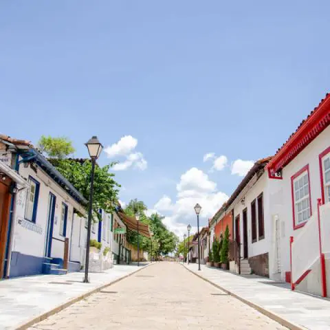 Rua do Lazer em Pirenópolis Goiás